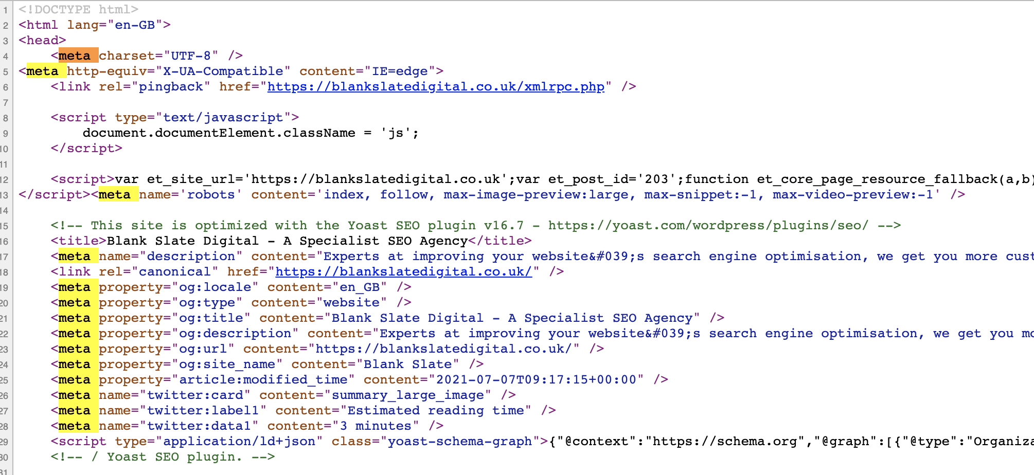Screenshot 2021-07-14 at 20.27.29 screenshot of meta tags in html