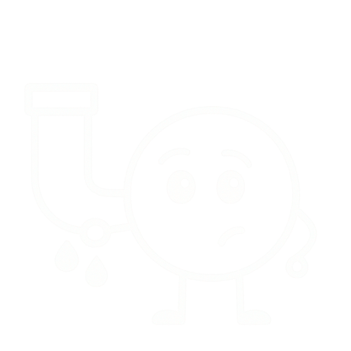 Leaky Mr Bullet Point Cartoon