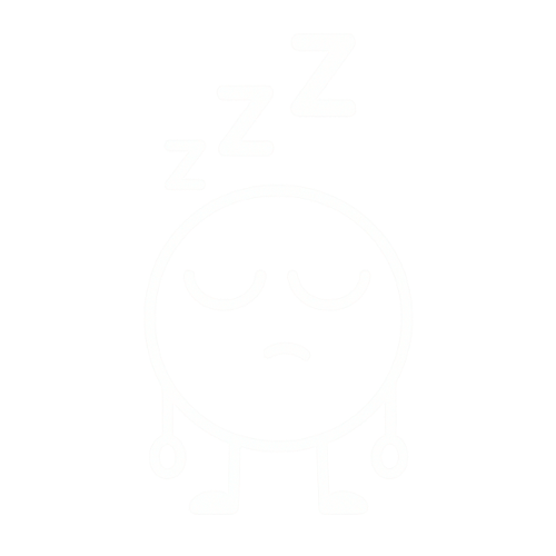 Sleepy Mr Bullet Point Cartoon